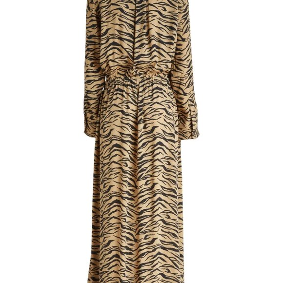 NWOT Zadig Voltaire Zebra Print Button-Up Dress with pockets -Size Small - Picture 1 of 5